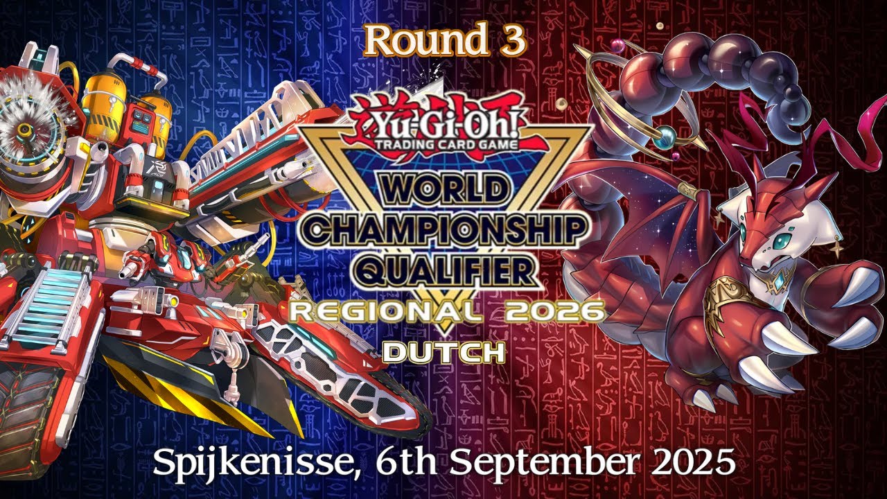 WCQ REGIONAL DUTCH │ Rescue-ACE K9 VS Dracotail │ Round 3 Yu-Gi-Oh! September 2025
