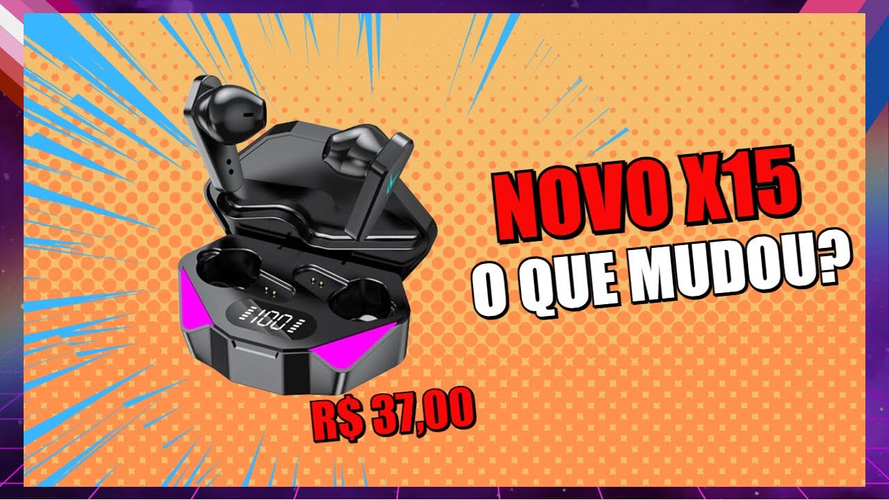 X15 A NOVA VERSÃO MELHORADA DO FONE GAMER MAIS BARATO