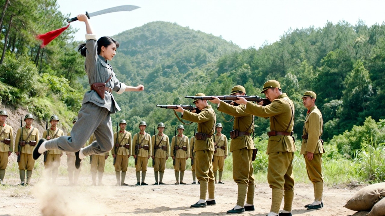 女八路落入日軍包圍圈，誰知她竟是隱藏戰神，一招反殺清場！⚔️ 功夫 | Kung Fu | 武打 | 抗日
