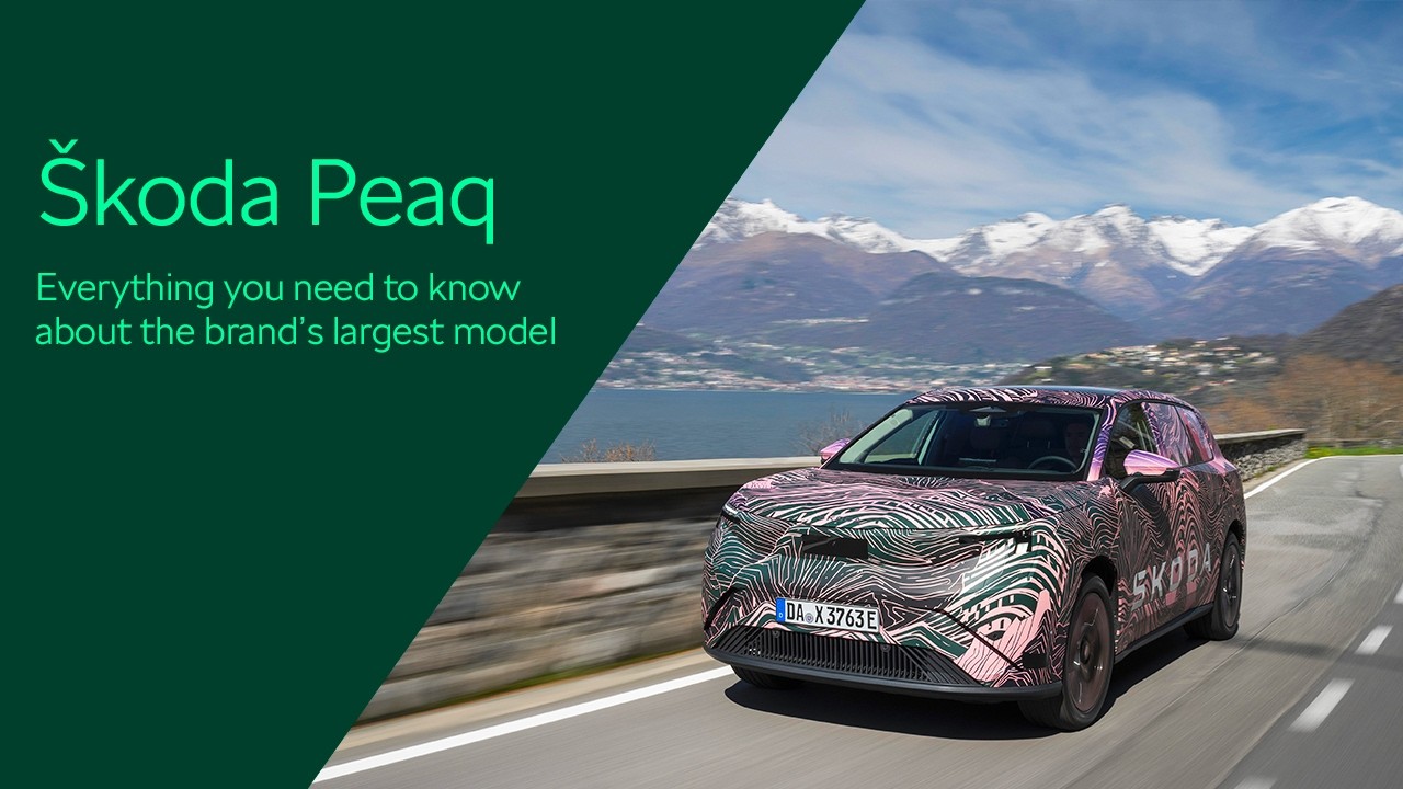 Представляем &Scaron;koda Peaq: идеальный внедорожник для простора и комфорта.
