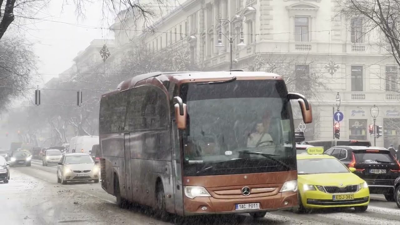 Még egy kis havazás Budapest szívében.