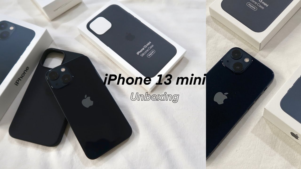 [Unboxing] 아이폰 13 미니 미드나이트  같이 뜯기만 해요! 같이 설레는 기분 느껴요! ㅣ iPhone 13 mini midnight l 드디어 존버 성공 #아이폰13미니