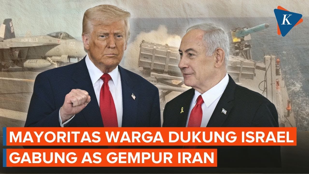 Mayoritas Warga Israel Dukung Negaranya Gabung AS Serang Iran