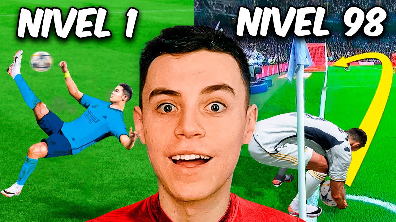 Goles IMPOSIBLES de Ronaldo Nivel 1 a Nivel 100