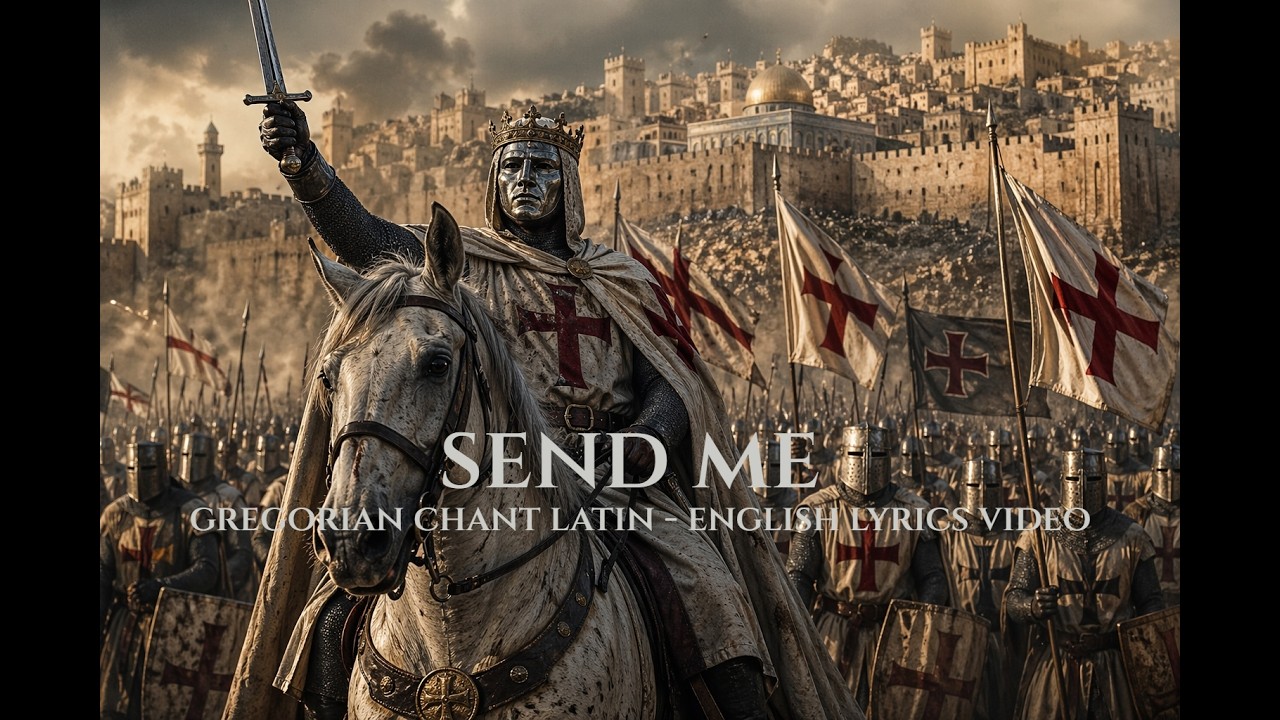 Send Me, Lord ✝️ Gregorian Chant | Templar Prayer for Light Over Darkness (Lyrics)