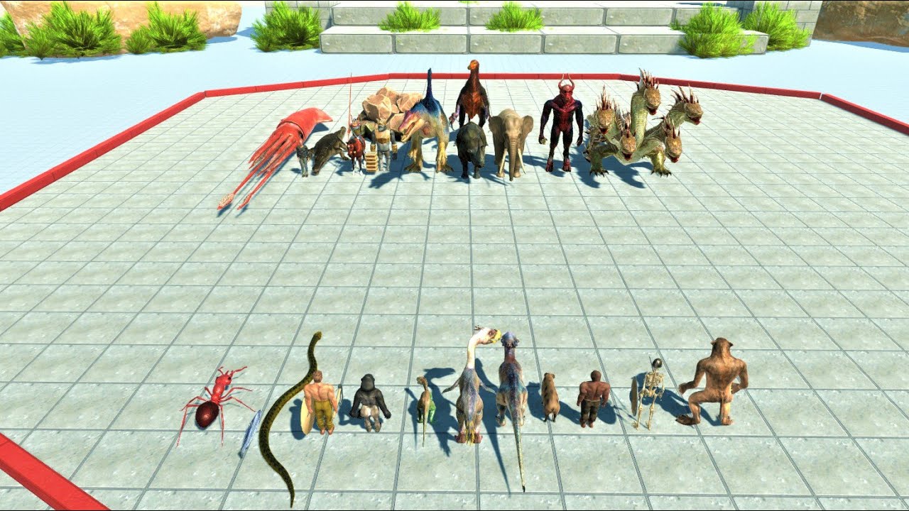 Weakest team vs mini boss animal revolt battle simulator