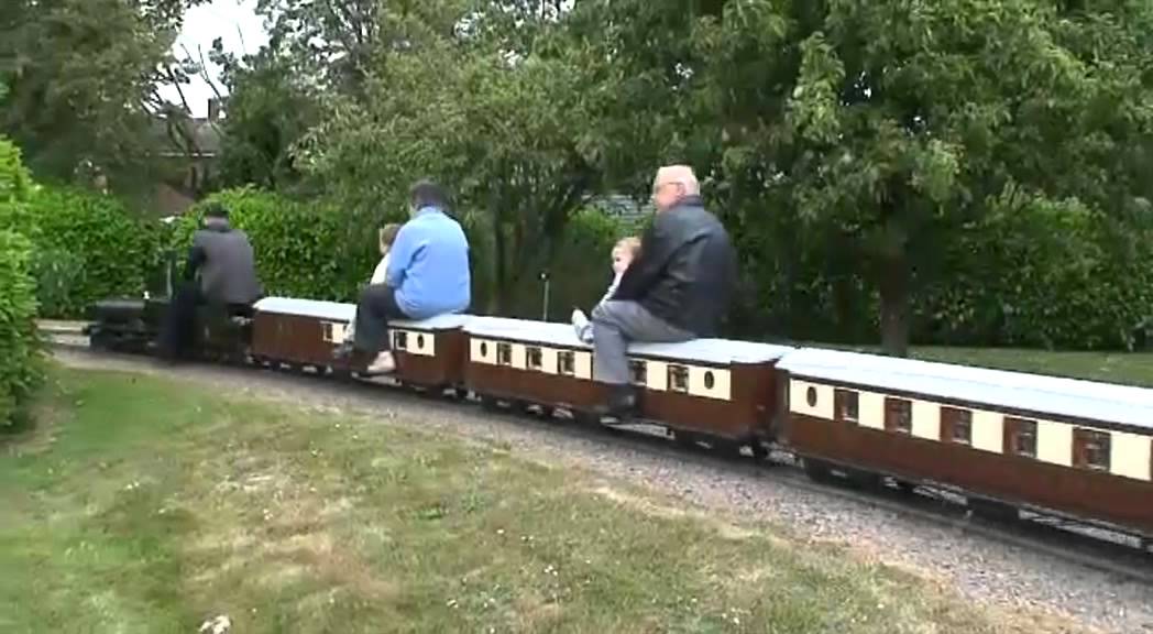 7.25in Gauge Live Steam action during Parklands Week 2011