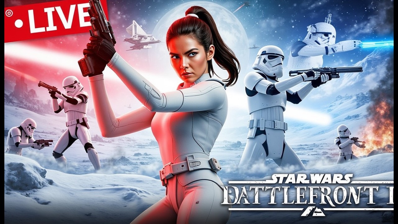 🔴LIVE - STAR WARS BATTLEFRONT II (2017) - GAMEPLAY - 10 HORAS