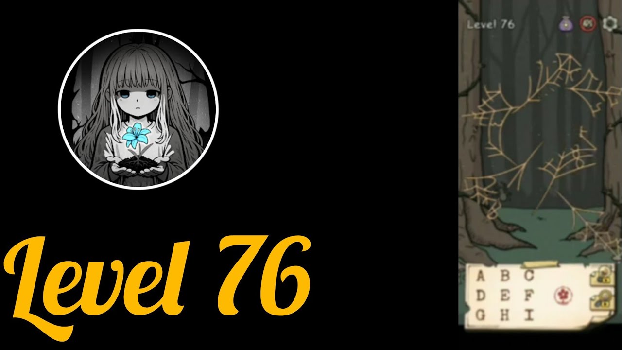 Flower Forest - Word Puzzle level 76 ( new update ) walkthrough Solution