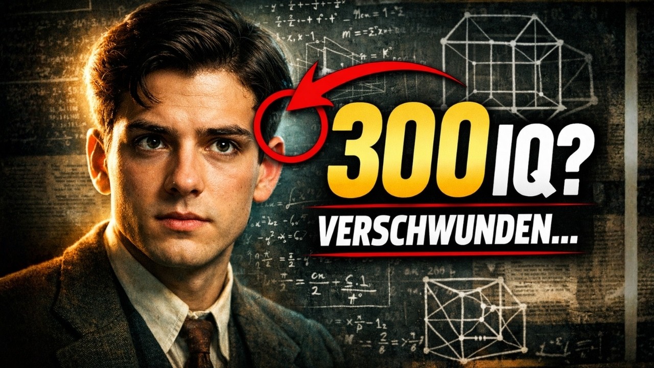 DER MANN MIT 300 IQ? Warum William Sidis am Ende verschwand…