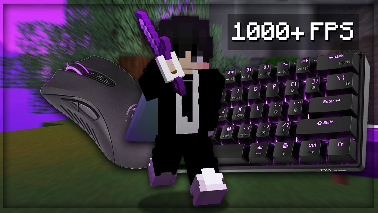 Bedwars ASMR Keyboard & Mouse Sounds | Hypixel Bedwars