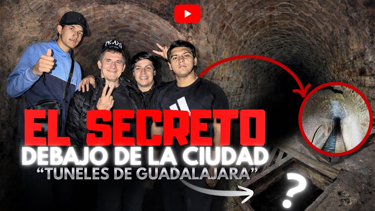 RECORRIENDO LOS TUNELES SECRETOS DE GUADALAJARA 😱‼️
