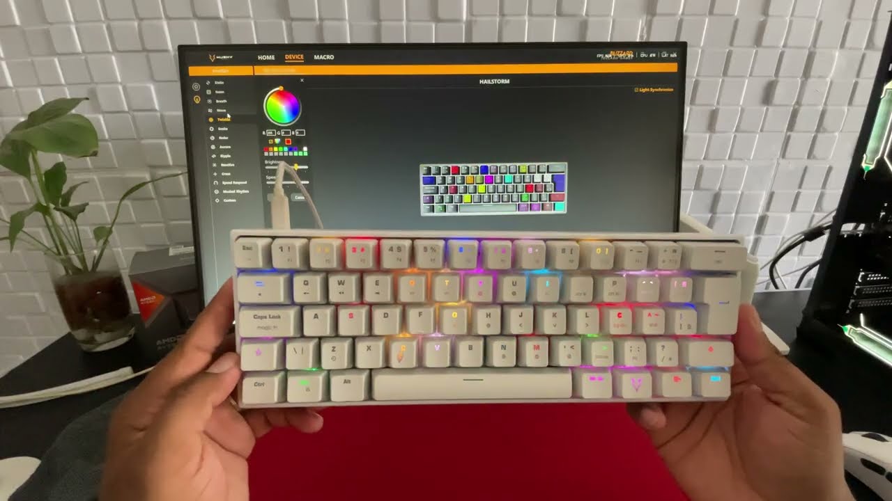 Melhor Teclado que Já testei - Husky Blizzard