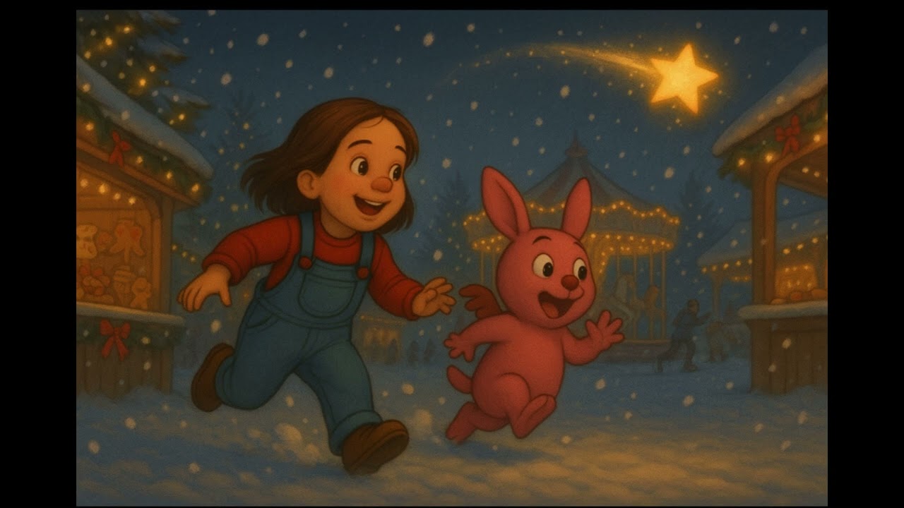 Mila und Frohland auf dem Weihnachtsmarkt