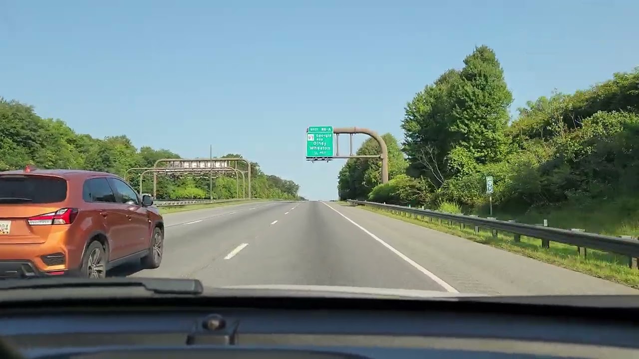 Road Trip through Maryland Toll road ICC-200 Westbound Full length #icc200 #marylandtoll
