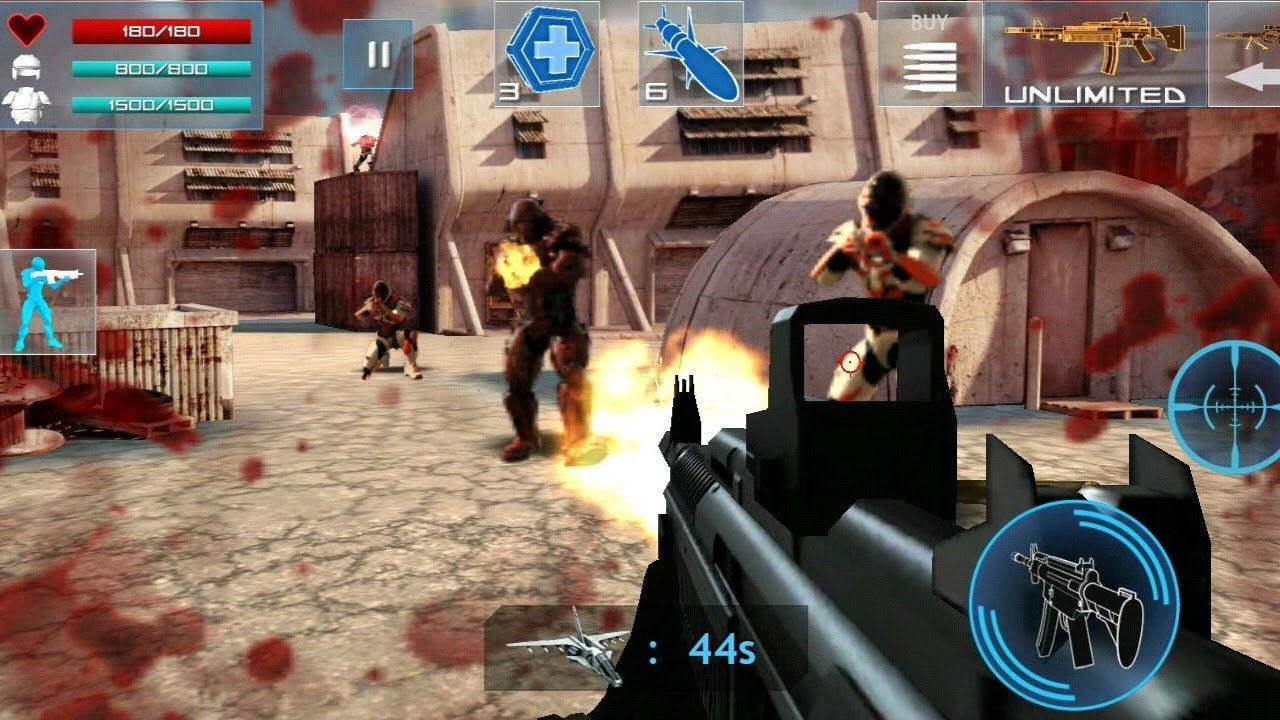 Enemy Strike Gameplay | Military FPS Shooting Game (Android) - Part 3