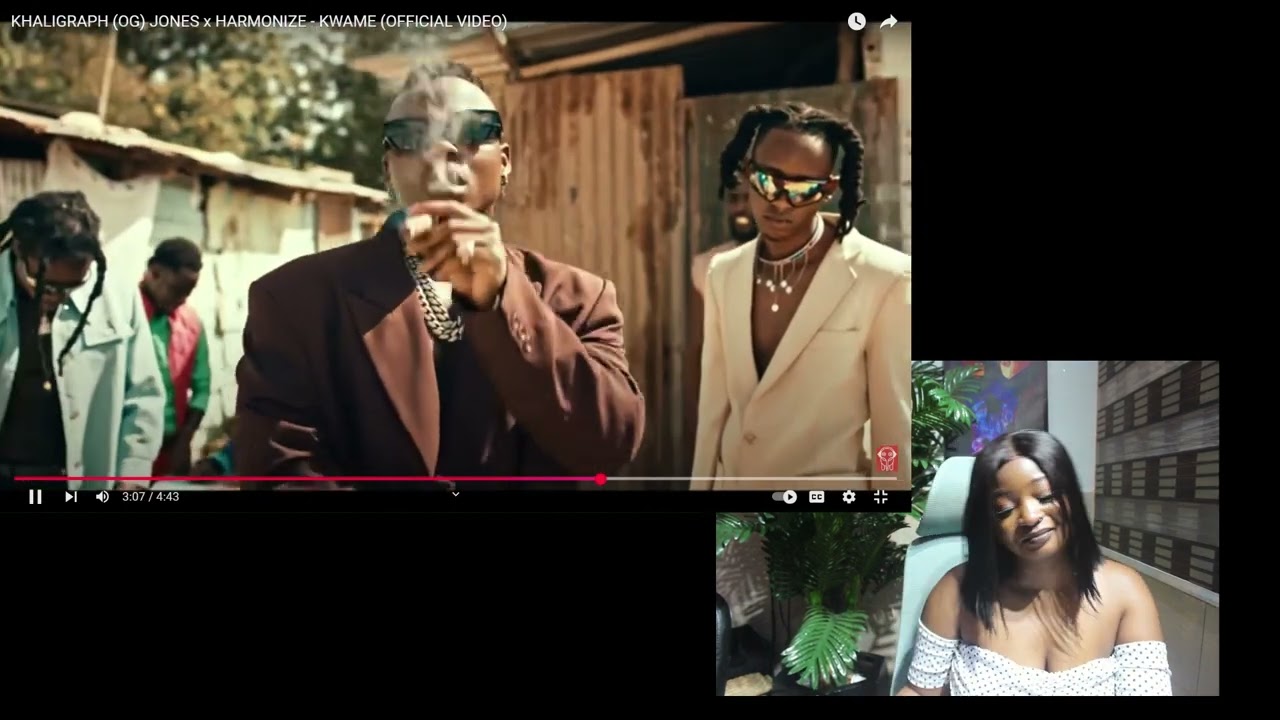 NAIJA BABE REACTS// KHALIGRAPH OG JONES x HARMONIZE KWAME (OFFICIAL VIDEO)PROUDLY AFRICAN!!