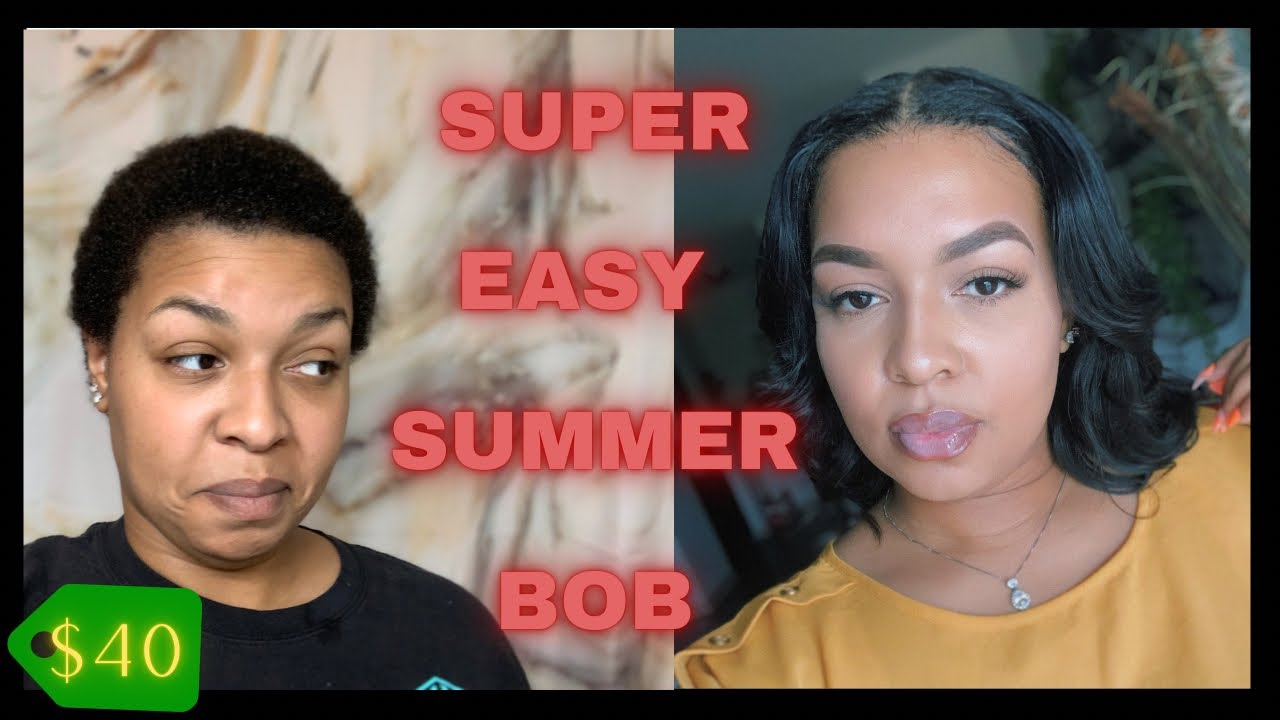 HOW TO: NATURAL QUICKWEAVE WITH LEAVE OUT ON TWA | ONLY $40 | BEGINNER & SUPER EASY 2021
