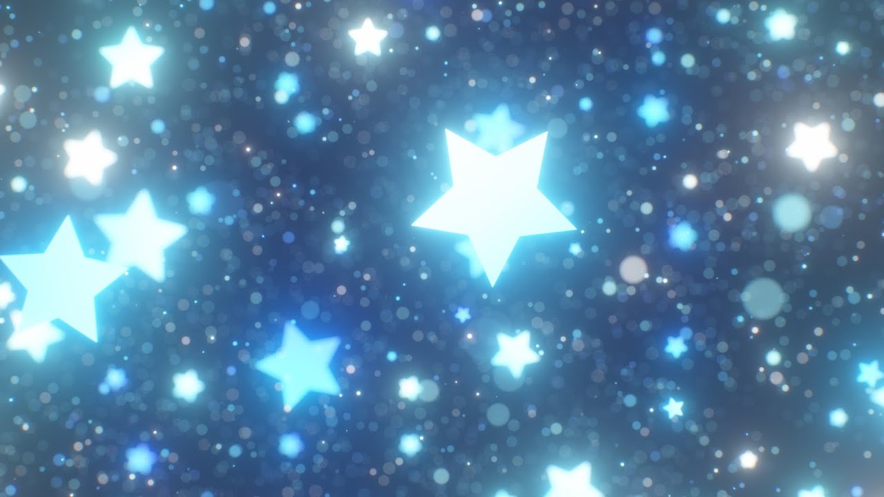 Falling Snow Stars Glisten Gently In A Shimmery Twinkling Winter Sky 4K Background VJ Video Effect