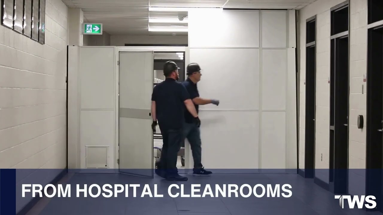 Temporary Wall Systems - Timelapse (Delivered, Installed, and Removed)