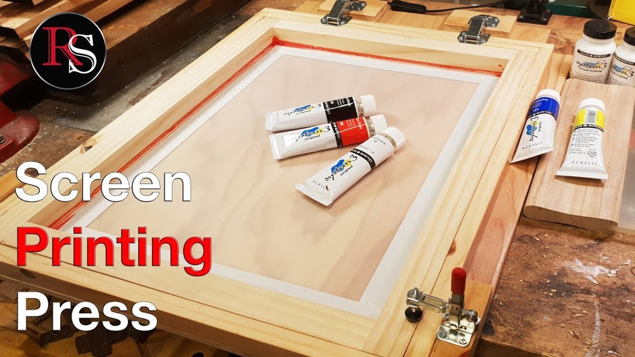Making A Screen Printing Press - Woodworking