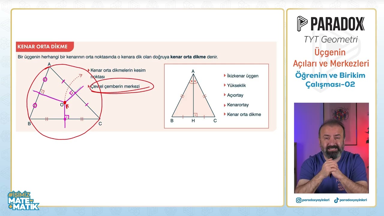 Üçgenin Açıları ve Merkezleri-Öğrenim ve Birikim Çalışması 02