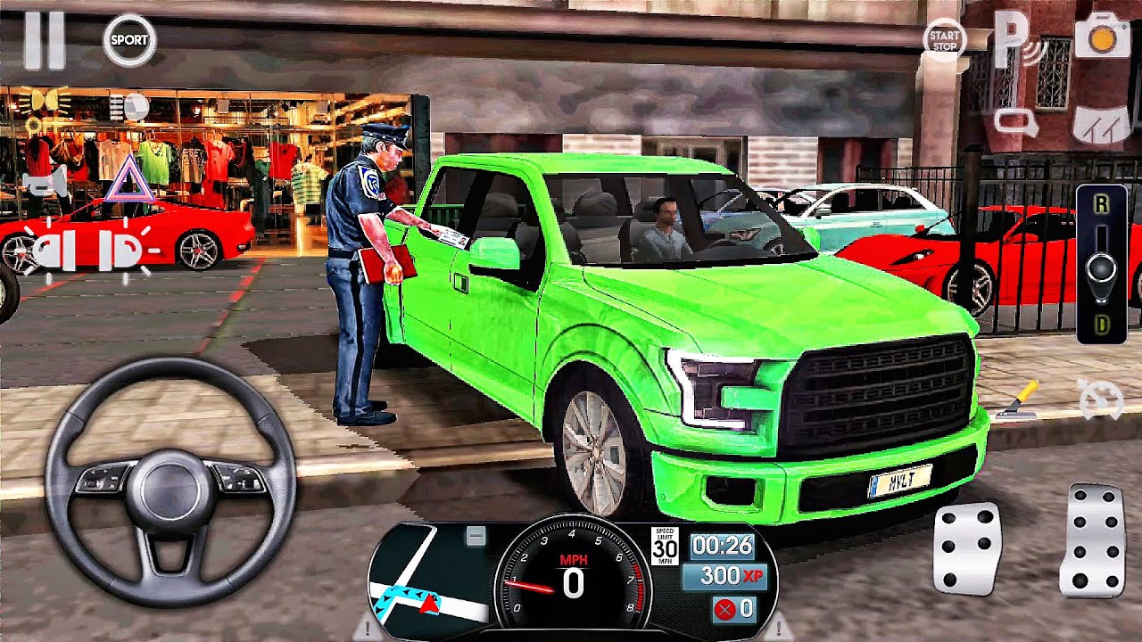 3D Driving Simulator 2020: Real Car 4x4 Pickup Truck - Best Android GamePlay #4