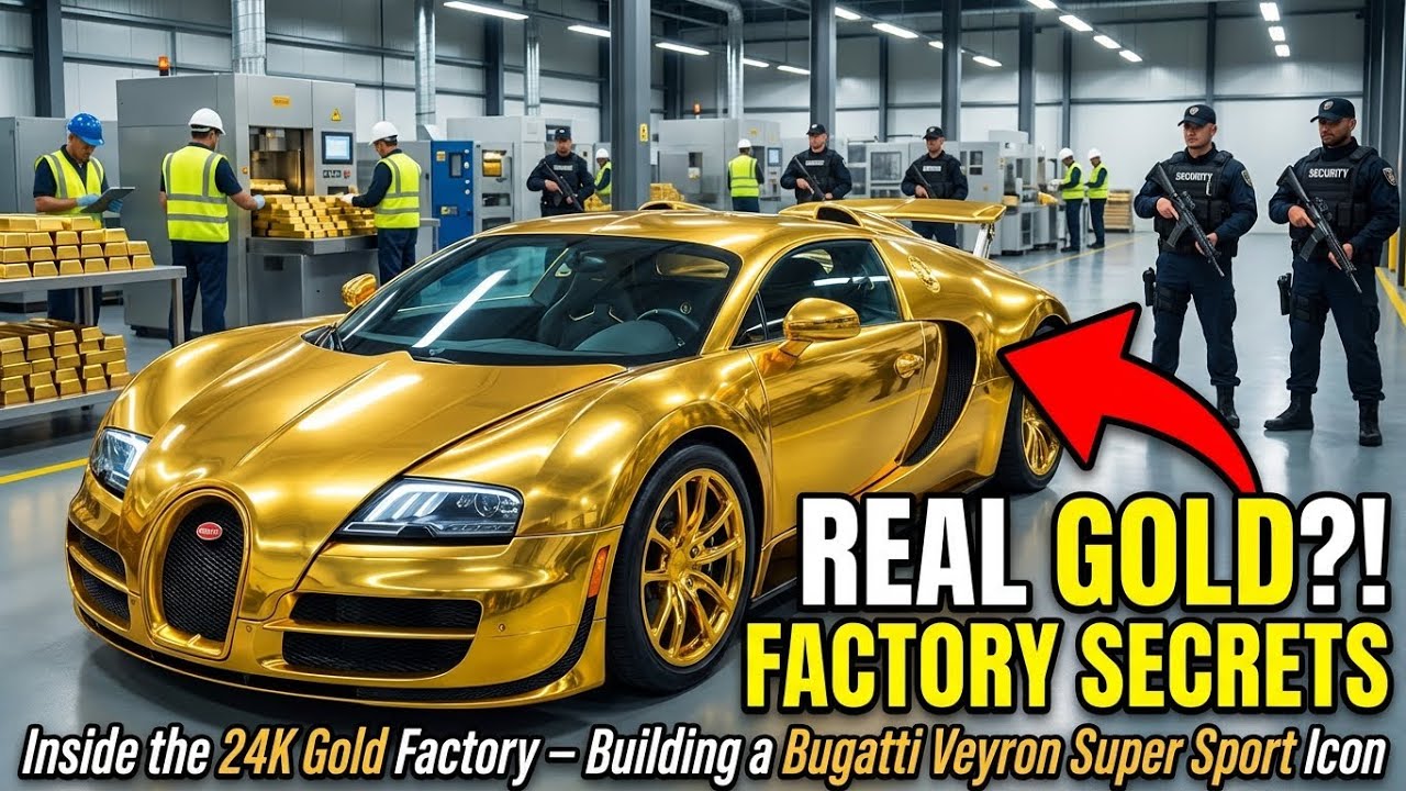 Inside the 24K Gold Factory – Building a Bugatti Veyron Super Sport Icon