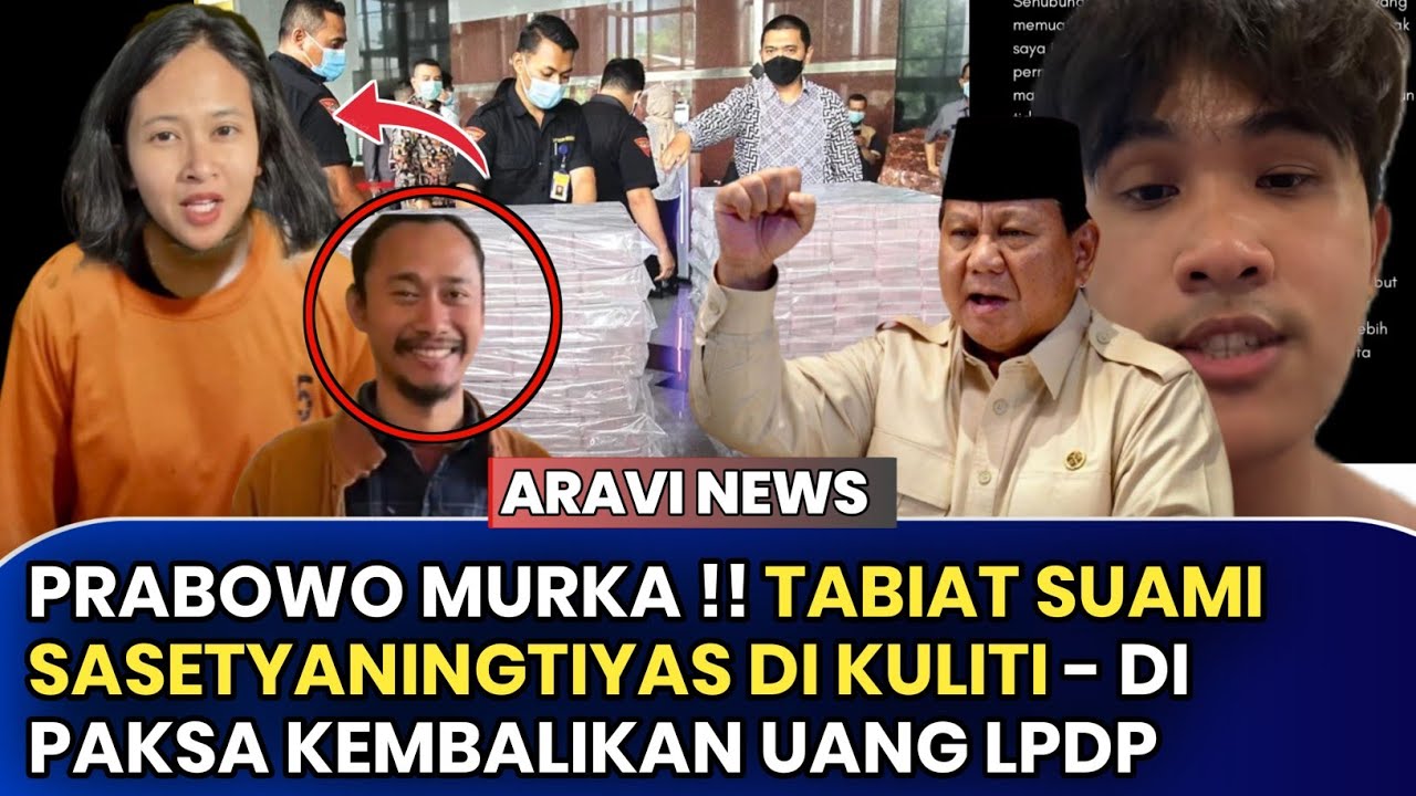 Prabowo Murka !! Tabiat Suami Sasetyaningtyas Di Kuliti - Dipaksa Kembalikan Uang LPDP 