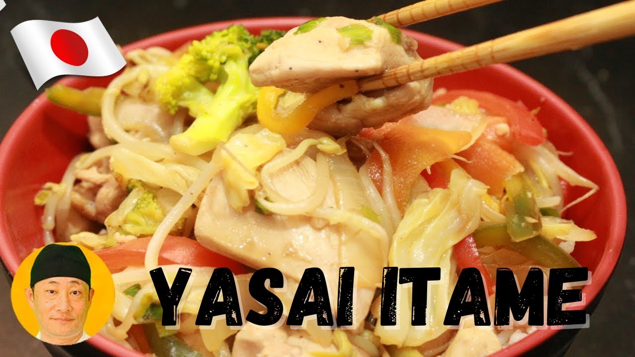 refogado de legumes e verduras - Yasai Itame