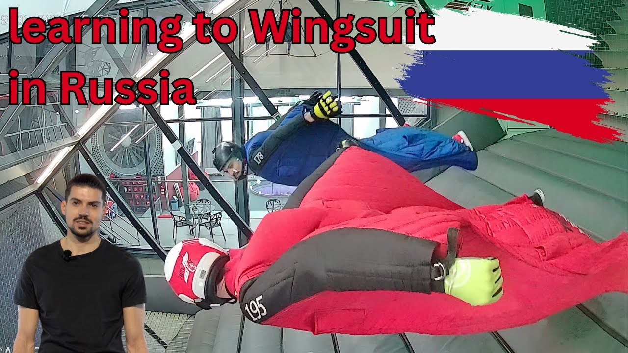 I'm learning to fly a Wingsuit in a russian wind tunnel! TwinFly Perm