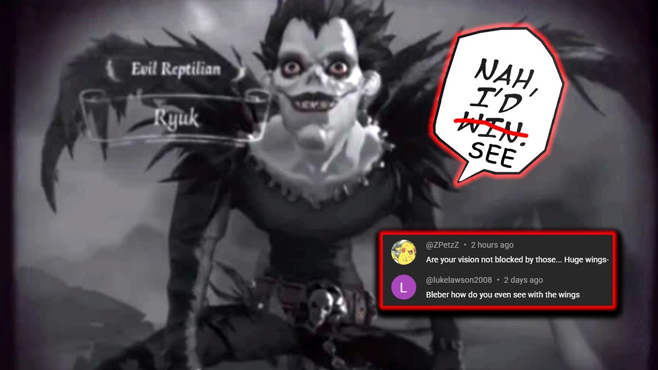 Ryuk With Wings Gives 