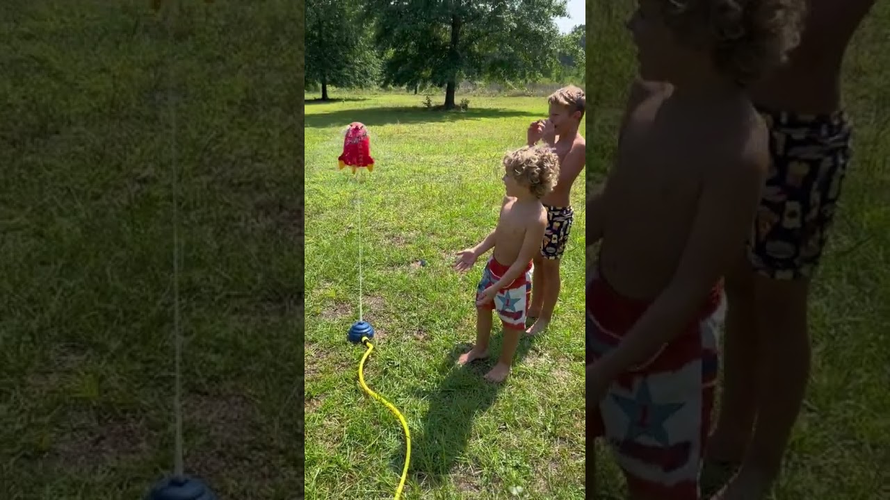 The Amazing Backyard Water Toy: Rocket Sprinkler for Kids | Water Rocket Launcher Toy For Kids
