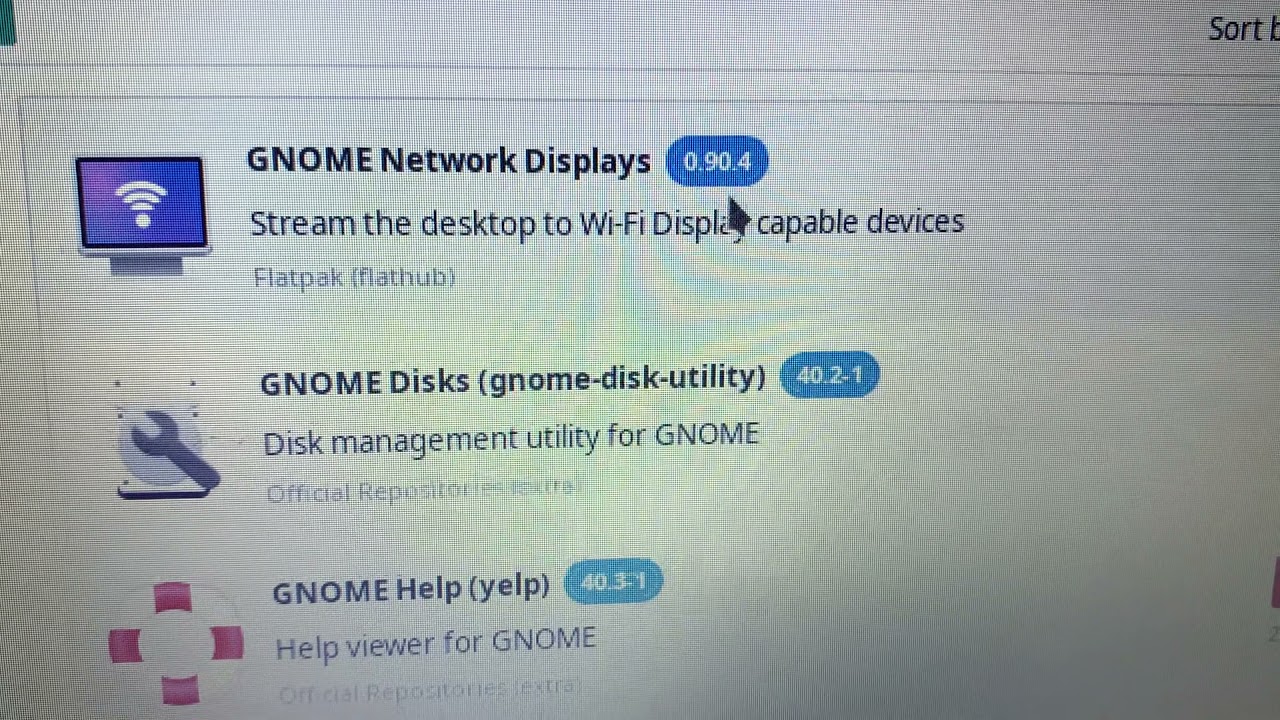 Miracast Wireless Display on Manjaro Linux | Gnome Network Displays