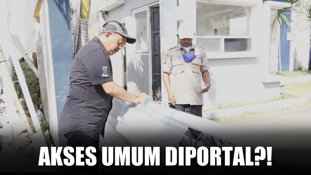 Akses Ditutup Portal, Cakji Langsung Bongkar!!!