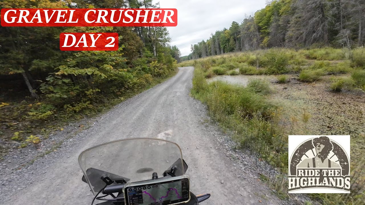 Поездка по горам | Петля Gravel Crusher | Honda Translap 750 | День 2