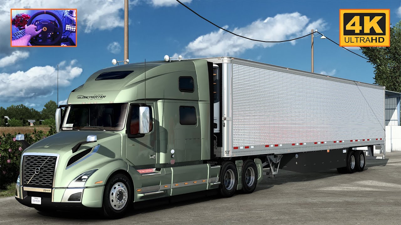 Volvo VNL 860 w/ Volvo D13 | Salina - Durango | ATS Gameplay 4K + wheel cam