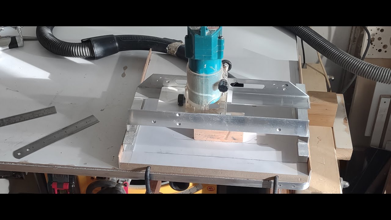 Mini  Portaal Vlakfrees Slede voor Kantenfrees ,,how to,, DEEL 1