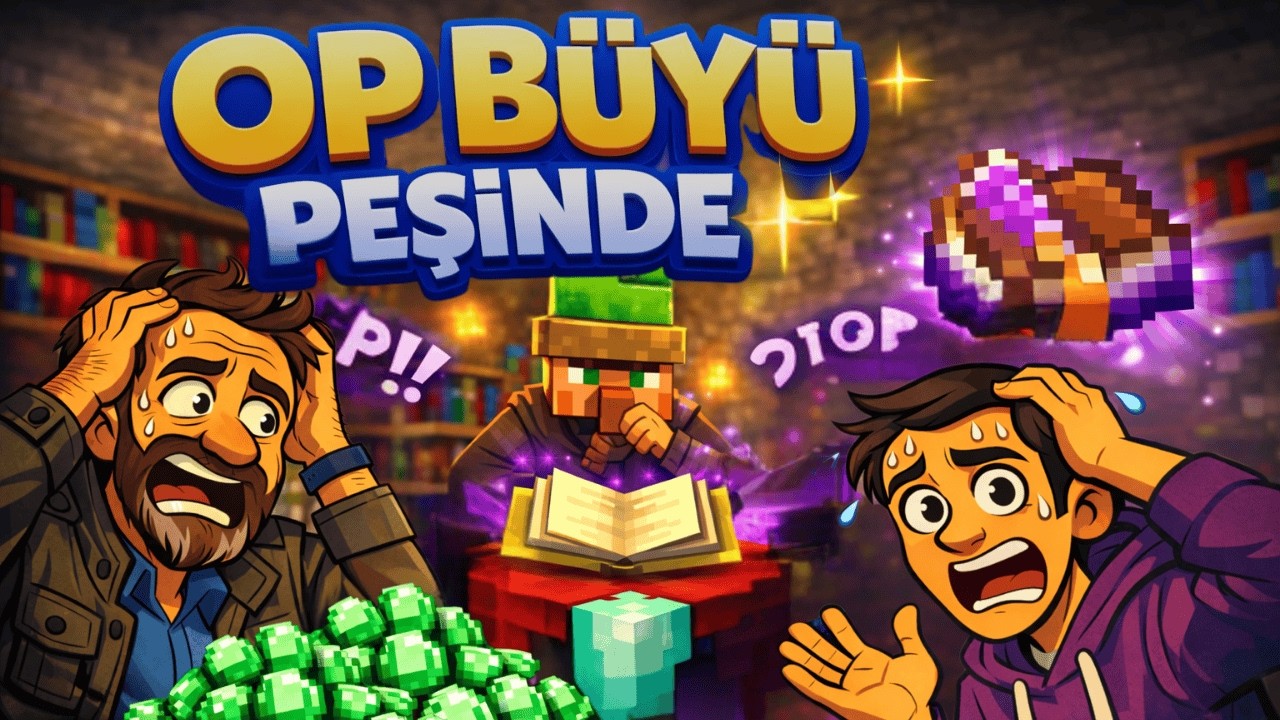 💥Önce Net Set Sonra OP Büyü Peşinde | Köylü RNG’siyle Sınavımız 😈 #minecraft #shorts #shortsfeed