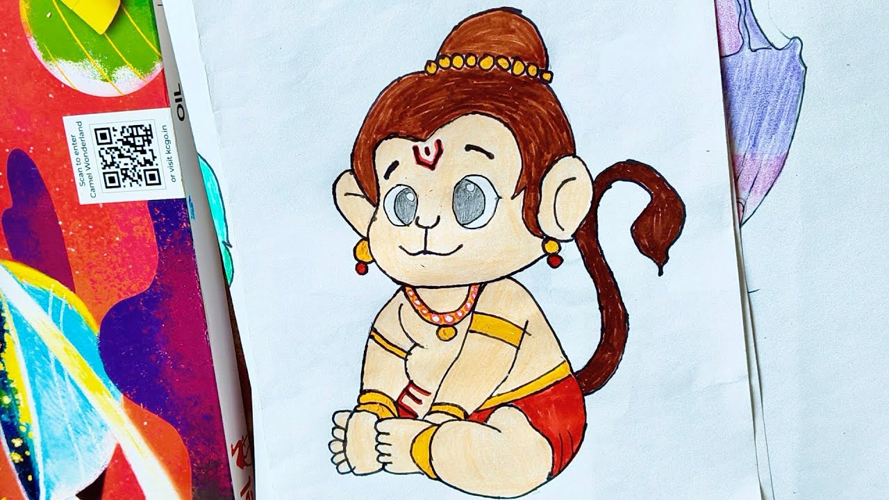 How to draw hanuman ji #subscribe #art #trending #viralvideo 