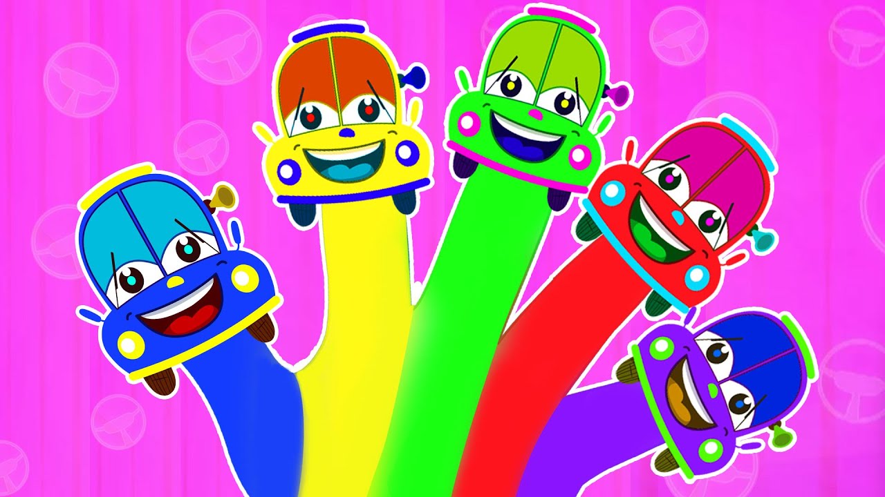Rodas no o ônibus família de dedos | Músicas Infantis | Finger Family Songs by All Babies Channel