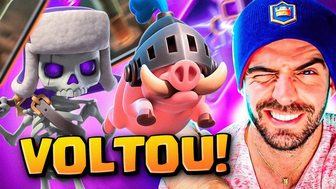O MELHOR DECK DE PORCOS REAIS COM CAVEIRAS EVO ESTA DE VOLTA AO CLASH ROYALE!