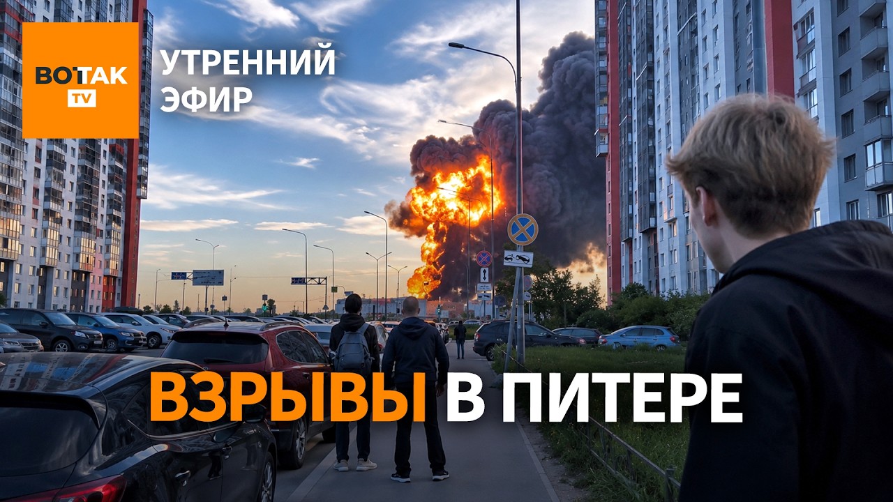 ‼️Атака на Петербург. Мобилизация в РФ осенью. Провал сделки США и Ирана / Утренний эфир