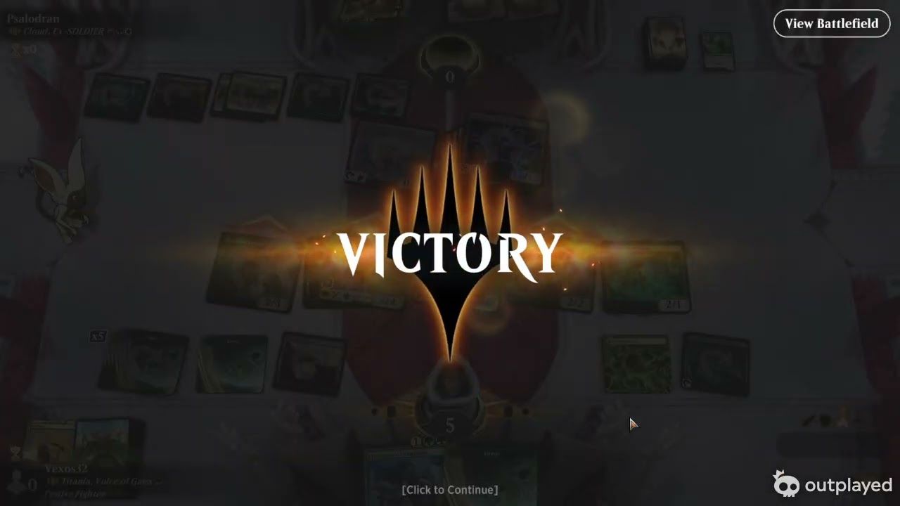 MTG Arena - Brawl ( Titania, Voice of Gaea )