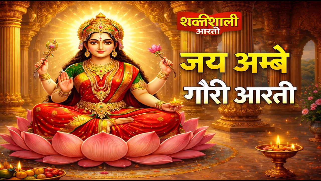 जय अम्बे गौरी आरती | Maa Durga Aarti | Jai Ambe Gauri Aarti | Maa Durga Aarti | Bhakti Rasdhara