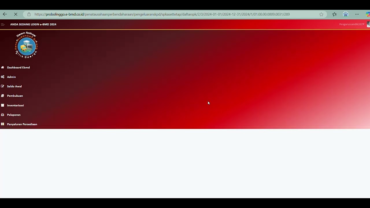 CARA CEK DATA ASET DI APLIKASI E BMD
