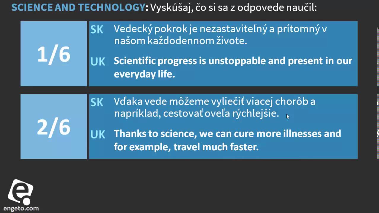 Maturita z angličtiny - Vypracované zadanie 12: Science and Technology 1