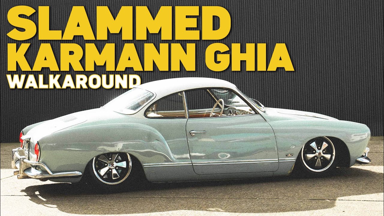 Slammed Patina Karmann Ghia Type 14 1,600cc Twin Carb | For Sale Walkaround