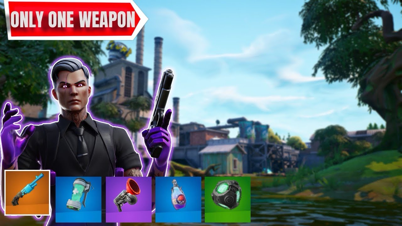 ONE WEAPON ONLY Fortnite Reload WIN (No Commentary)