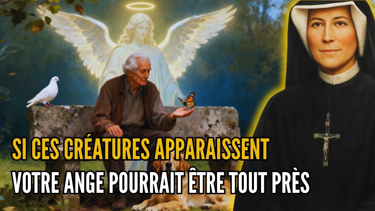 Sainte Faustine révèle : 3 animaux qui annoncent la visite silencieuse de votre Ange Gardien